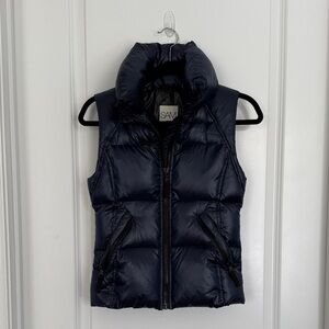 SAM Quilted Vest in Midnight Blue